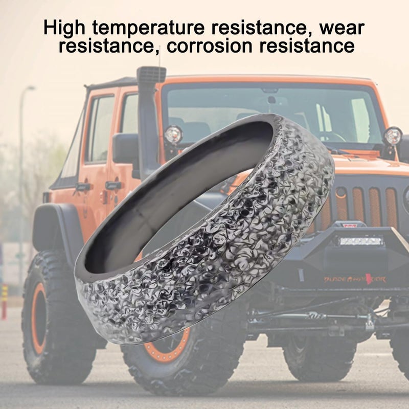 Bittwee 2PCS 54mm Car Exhaust Manifold Gasket, Automotive Replacement Exhaust Flange Gasket Seal Muffler Ring, Graphite Construction Exhaust Donut Muffler Gasket, Universal for SUV Truck RV - Image 3